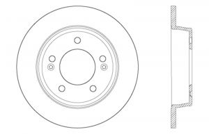 Stoptech Drilled Sport Brake Rotors 128.51043L