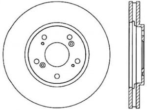 Stoptech Slotted Sport Brake Rotor 126.40029CSL
