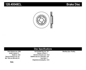 Stoptech Drilled Sport Brake Kits 128.40048CL