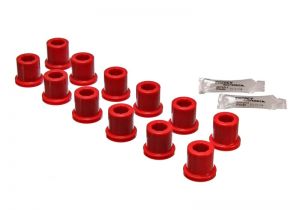 Energy Suspension Spring/Shackle Bush - Red 8.2101R