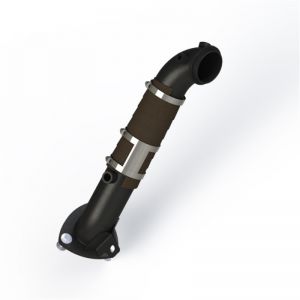 MBRP Down Pipe BLK GMCA428