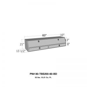 Westin Brute TopSider Tool Box 80-TBS200-60-BD