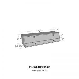 Westin Brute TopSider Tool Box 80-TBS200-72