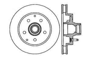 Stoptech Drilled Sport Brake Rotors 128.66025R