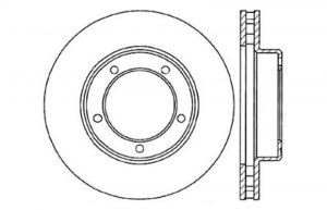 Stoptech Drilled Sport Brake Rotors 128.44086L