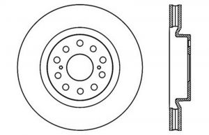 Stoptech Drilled Sport Brake Rotors 128.44148R