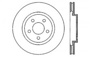 Stoptech Drilled Sport Brake Rotors 128.63062L