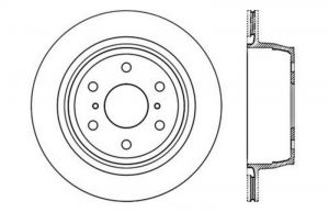 Stoptech Drilled Sport Brake Rotors 128.66065R