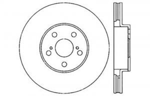 Stoptech Drilled Sport Brake Rotors 128.44114L