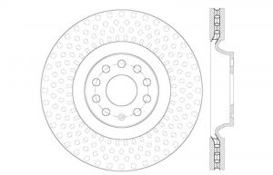 Stoptech Drilled Sport Brake Rotors 128.33144R