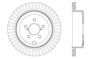 Stoptech Drilled Sport Brake Rotors 128.47031R