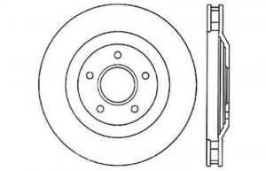 Stoptech Drilled Sport Brake Rotors 128.62060R