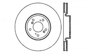 Stoptech Drilled Sport Brake Rotors 128.40069L