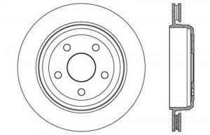 Stoptech Drilled Sport Brake Rotors 128.58007R