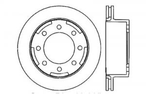 Stoptech Drilled Sport Brake Rotors 128.66044L