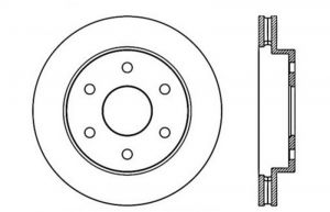 Stoptech Drilled Sport Brake Rotors 128.66040L