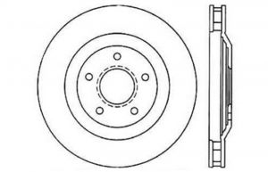 Stoptech Drilled Sport Brake Rotors 128.62059L