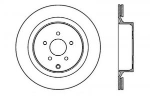 Stoptech Drilled Sport Brake Rotors 128.42105R