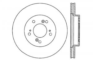 Stoptech Drilled Sport Brake Rotors 128.40026L