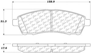 Stoptech Premium Brake Pads 319.07570