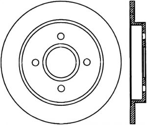Stoptech Slotted Sport Brake Rotor 126.61070CSL
