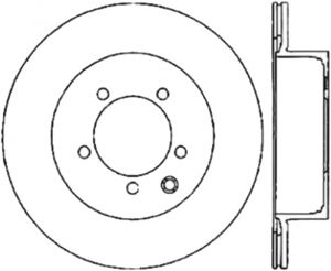 Stoptech Slotted Sport Brake Rotor 126.42077CSL