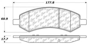 Stoptech Premium Brake Pads 319.10840