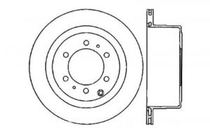 Stoptech Slot & Drill Brake Rotors 127.44094L