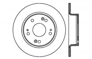 Stoptech Slot & Drill Brake Rotors 127.40068L