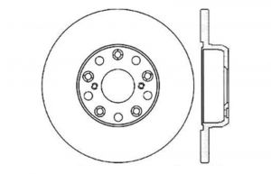 Stoptech Slot & Drill Brake Rotors 127.44090L