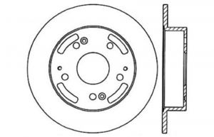 Stoptech Slot & Drill Brake Rotors 127.40042R