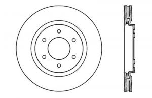 Stoptech Slot & Drill Brake Rotors 127.42099L