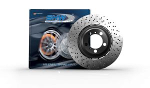 SHW Performance Drilled-Dimpled LW Rotors PFL41187