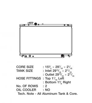 CSF Radiators - Aluminum 2882