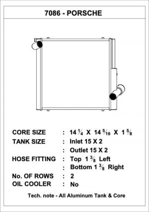 CSF Radiators - Aluminum 7086