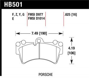 Hawk Performance LTS Brake Pads HB501Y.625