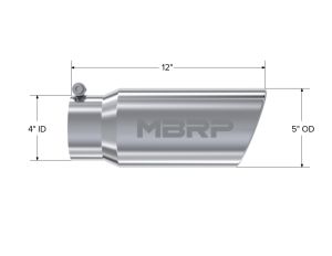 MBRP Univ Exhaust Pipe AL T5051