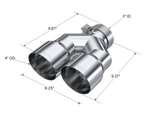 MBRP Univ Exhaust Tips SS T5182
