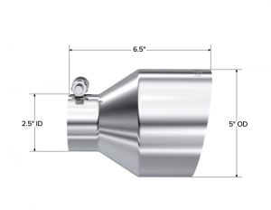 MBRP Univ Exhaust Tips SS T5190