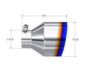 MBRP Univ Exhaust Tips SS T5190BE