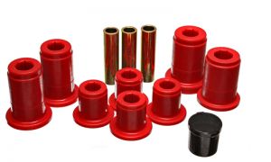 Energy Suspension Cntrl Arm Bushings - Red 4.3168R