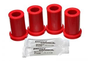 Energy Suspension Spring/Shackle Bush - Red 8.2104R