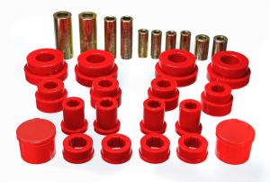 Energy Suspension Cntrl Arm Bushings - Red 7.3121R