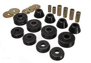 Energy Suspension Body Mounts - Black 3.4108G