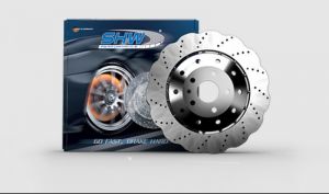 SHW Performance Drill-Dimpl LW Wavy Rotors AFX47415