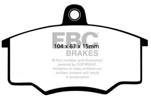 EBC Greenstuff Brake Pad Sets DP2310/2